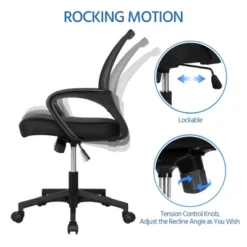 Yaheetech Adjustable Ergonomic Computer Chair Office Chair -Baxton Studio Shop GUEST 271e8911 36d7 4885 9790 f43d7a3ea28b