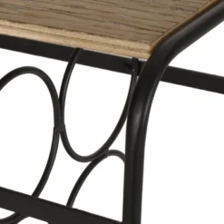 Rauser Modern Industrial 6 Bottle Tabletop Wine Rack Natural/Black - Christopher Knight Home -Baxton Studio Shop GUEST 27dd02fa 4712 4ac9 b9c4 0be84609dd99