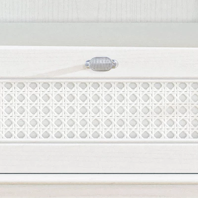 55" Traditional Natural Wood TV Stand For TVs Up To 60" With Drawer - Home Essentials 7 55" Traditional Natural Wood TV Stand For TVs Up To 60" With Drawer - Home Essentials - Image 7