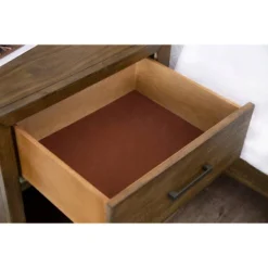 6pc Aurora Mid-Century Brown Bedroom Set With Upholstered Bed - Abbyson Living -Baxton Studio Shop GUEST 2843dff5 6d94 496d 9e7c 5a1e2feb87f2