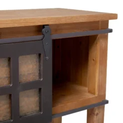 Industrial Wood Console Table Dark Brown - Olivia & May -Baxton Studio Shop GUEST 28dc3c3d 85a9 407f 9544 577bf11b3439