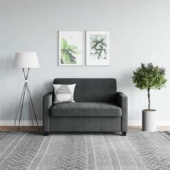 Cassidy Sofa Sleeper With Memory Foam Mattress - Room & Joy -Baxton Studio Shop GUEST 293e1ab3 ad08 4f4d a2f5 8c76e5272e07