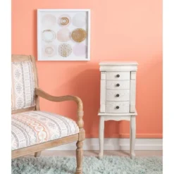 Helene Jewelry Armoire - Powell Company -Baxton Studio Shop GUEST 2a044638 cb22 46c8 baee 43a1bca7a7ec