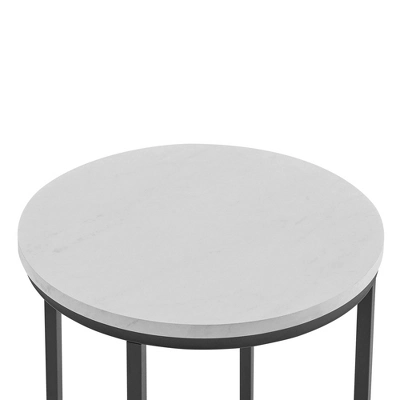 Vivian Glam X Leg Round Side Table - Saracina Home 4 Vivian Glam X Leg Round Side Table - Saracina Home - Image 4