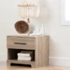 Primo 1 Drawer Nightstand Rustic Oak - South Shore