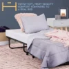 Hayward Heyward Folding Bed With Mattress For Adults, 5" Guest Bed Foldable