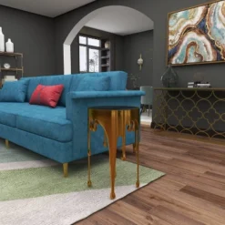 Contemporary Aluminum Melting Accent Table - Olivia & May -Baxton Studio Shop GUEST 2bd86c73 70c4 4c23 bf98 427419b1655f