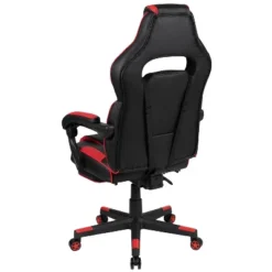 BlackArc Zulu Gaming Desk And Chair Set, Ergonomic Gaming Chair With USB Massage, Slide-Out Footrest, And Detachable Headrest Pillow -Baxton Studio Shop GUEST 2c3069a0 65f9 45de b9be bf433da02af1