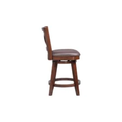 24" Broadmoor Swivel Counter Height Barstool Cappuccino Brown - Boraam 7 24" Broadmoor Swivel Counter Height Barstool Cappuccino Brown - Boraam -Baxton Studio Shop GUEST 2ca46ee9 cf55 4676 a007 8001198f1b4a