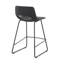 Set Of 2 Robbi Steel/Faux Leather Counter Height Barstools - LumiSource 13 Set Of 2 Robbi Steel/Faux Leather Counter Height Barstools - LumiSource -Baxton Studio Shop GUEST 2cfd93d0 dd35 471a a53e d615b49fa9ae