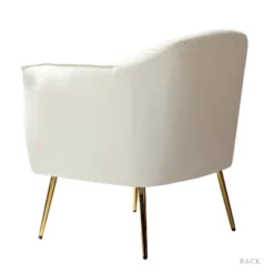 Velvet Barrel Chair With Goden Base Contemporary And Classic Velvet Accent Chair For Living Room | Karat Home -Baxton Studio Shop GUEST 2d8a1bfb c28b 42a5 b4c3 3cc5eef7f1b8