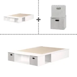 Vito Storage Bed - South Shore -Baxton Studio Shop GUEST 2dfd24e9 0992 40e0 b2bb aa077619e144