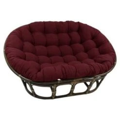 63"x45" Double Papasan With Twill Cushion - International Caravan 25 63"x45" Double Papasan With Twill Cushion - International Caravan -Baxton Studio Shop GUEST 2e4c8bac 763b 4ed0 a54e 5457f5416059
