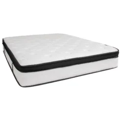 Merrick Lane Hulen 12 Inch Hybrid Pocket Spring & CertiPUR-US Certified Memory Foam Mattress -Baxton Studio Shop GUEST 2eb60b3b d6f6 487e 9578 db74766b587a 1