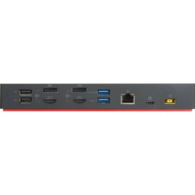 Lenovo ThinkPad Hybrid USB-C With USB-A Dock - For Lenovo ThinkPad Notebook - 135 W Power - 6 X USB Ports - Network (RJ-45) 2 Lenovo ThinkPad Hybrid USB-C With USB-A Dock - For Lenovo ThinkPad Notebook - 135 W Power - 6 X USB Ports - Network (RJ-45) - Image 2
