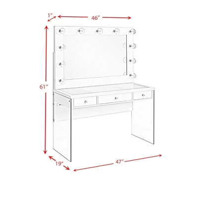 2pc Jayden Vanity Set White - Picket House Furnishings 10 2pc Jayden Vanity Set White - Picket House Furnishings - Image 10