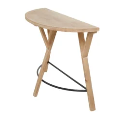 Modern Farmhouse Wood Console Table Brown - Olivia & May