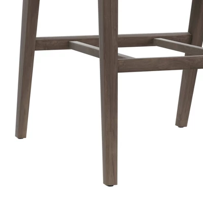 36" Snyder NonSwivel Barstool Aged Gray/Ecru - Hillsdale Furniture 8 36" Snyder NonSwivel Barstool Aged Gray/Ecru - Hillsdale Furniture - Image 8
