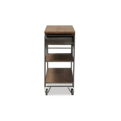 2 Drawer Grant Vintage Rustic Industrial Wood And Metal Kitchen Cart Brown/Black - Baxton Studio 10 2 Drawer Grant Vintage Rustic Industrial Wood And Metal Kitchen Cart Brown/Black - Baxton Studio -Baxton Studio Shop GUEST 3098acf6 3ba1 4bcf a9c9 e6bba7fcf0a6