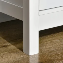 HOMCOM Kitchen Sideboard, Tempered Glass Door Buffet Cabinet With Adjustable Storage Shelf For Living Room, Kitchen, Study, White 9 HOMCOM Kitchen Sideboard, Tempered Glass Door Buffet Cabinet With Adjustable Storage Shelf For Living Room, Kitchen, Study, White -Baxton Studio Shop GUEST 30a94b31 d10a 425d afb7 528720d97a81