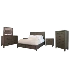 6pc Alix Bedroom Set Gray - Abbyson Living -Baxton Studio Shop GUEST 310d5e80 bd6b 4295 b95f 7c24d0f94707