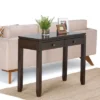 Normandy End Table Brunette Mahogany Brown - WyndenHall