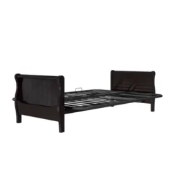 Full Brayden Wood Arm Futon Frame Espresso - Room & Joy -Baxton Studio Shop GUEST 325a4123 fee9 4bd8 9c47 caf7af7c18da