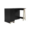 Atypik Desk With 3 Drawer File Cabinet - Nexera