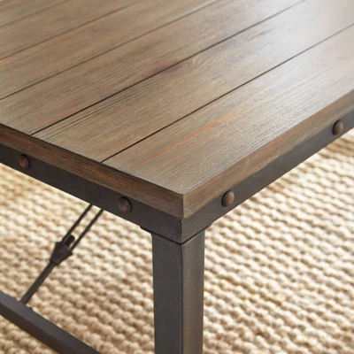 Jersey End Table Antique Oak - Steve Silver 3 Jersey End Table Antique Oak - Steve Silver - Image 3