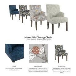 Meredith Dining Chair -Homepop -Baxton Studio Shop GUEST 33e5b852 5ae1 44a6 be56 346a39f8b2e8