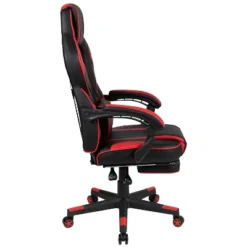 BlackArc Zulu Gaming Desk And Chair Set, Ergonomic Gaming Chair With USB Massage, Slide-Out Footrest, And Detachable Headrest Pillow -Baxton Studio Shop GUEST 33ffeb99 1ec3 48d5 b8d7 bc22516bee1c