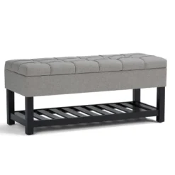 44" Wyatt Storage Ottoman Bench - WyndenHall -Baxton Studio Shop GUEST 34200143 52e3 45ad 874f 45d78f22ee68
