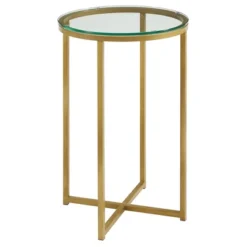 Vivian Glam X Leg Round Side Table - Saracina Home 14 Vivian Glam X Leg Round Side Table - Saracina Home -Baxton Studio Shop GUEST 34368b3d aadb 449a b5a0 9d43fa43d7bc
