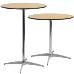 Flash Furniture 30'' Round Wood Cocktail Table With 30'' And 42'' Columns -Baxton Studio Shop GUEST 347596af b62b 46d6 848e bff035563e0a