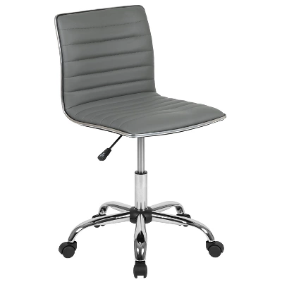 Merrick Lane Home Office Chair Ergonomic Executive Ribbed Low Back Armless Computer Desk Chair - Base, Frame & Border 19 Merrick Lane Home Office Chair Ergonomic Executive Ribbed Low Back Armless Computer Desk Chair - Base, Frame & Border - Image 19