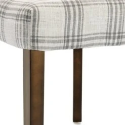 2pk Harman Contemporary Upholstered Plaid Dining Chairs Gray/Light Beige/Brown - Christopher Knight Home -Baxton Studio Shop GUEST 35141c91 87c1 4e53 bd90 569788f6235a