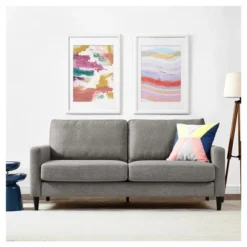 Verona Mid Century Sofa Gray - Dorel Living