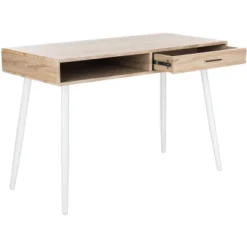 Jorja 1 Drawer 1 Shelf Desk - Safavieh -Baxton Studio Shop GUEST 35e10328 86f3 44ba 8dde 66d22474e82d