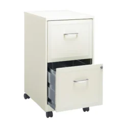 Space Solutions 18" Deep 2 Drawer Mobile Letter Width Vertical File Cabinet -Baxton Studio Shop GUEST 35fa04fd 5993 4775 94d2 3b0d27959465