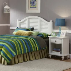 Home Bermuda Nightstand White/Espresso - Home Styles