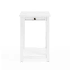 Middlebury Wood End Table With Tray Shelf White - Alaterre Furniture -Baxton Studio Shop GUEST 377fe878 7f74 4459 9701 85ae0bcac269