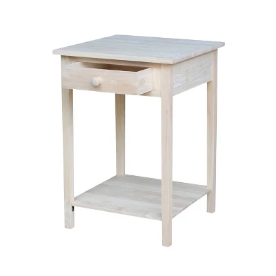 21" Nightstand Unfinished - International Concepts 4 21" Nightstand Unfinished - International Concepts - Image 4