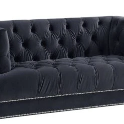 64" Ansario Sofa Charcoal Velvet - Acme Furniture 16 64" Ansario Sofa Charcoal Velvet - Acme Furniture -Baxton Studio Shop GUEST 38cee12d ac24 4e05 bc5e 74096055fafe