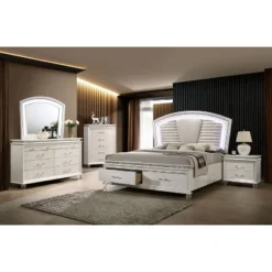 2pc Granite Nightstand And Dresser Set Pearl White - HOMES: Inside + Out 10 2pc Granite Nightstand And Dresser Set Pearl White - HOMES: Inside + Out -Baxton Studio Shop GUEST 38d7f685 e905 4beb 9944 d8f53df60e8d