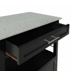 Cameron Kitchen Cart With Granite Top - Linon -Baxton Studio Shop GUEST 3917555d 5f54 4640 a8bd 316e929263fa