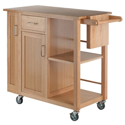 Douglas Kitchen Cart Natural - Winsome 7 Douglas Kitchen Cart Natural - Winsome - Image 7