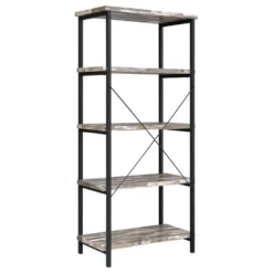 70.75" Kemper 4 Shelf Bookcase Salvaged Cabin - Coaster -Baxton Studio Shop GUEST 395ec3c2 cc96 419e 8b6d c92288c3dc2f