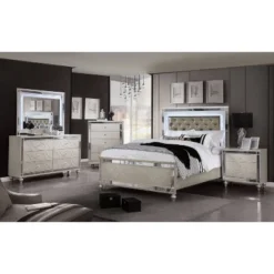 2pc La Mesa Bed And Chest Set Silver - HOMES: Inside + Out 12 2pc La Mesa Bed And Chest Set Silver - HOMES: Inside + Out -Baxton Studio Shop GUEST 39f33596 e21b 4836 886d 7b7aa6832629