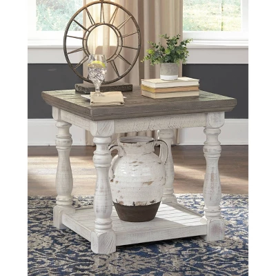 Havalance End Table Gray/White - Signature Design By Ashley 1 Havalance End Table Gray/White - Signature Design By Ashley