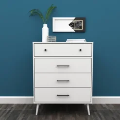 Maylis 4 Drawer Dresser Mellow White - Buylateral -Baxton Studio Shop GUEST 3aa3a513 5faa 4664 b508 fe457f1f1e97